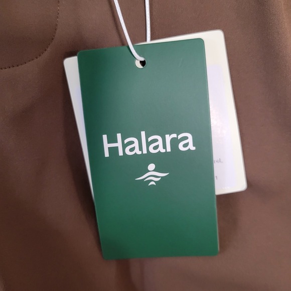 Halara Womens Size Large Tall High Waisted Flare Dress Pants Brown Tall NWT - Picture 12 of 14